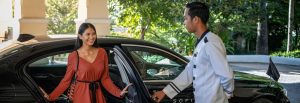 Concierge team at Sofitel Phnom Penh Phokeethra opening the car door for a guest